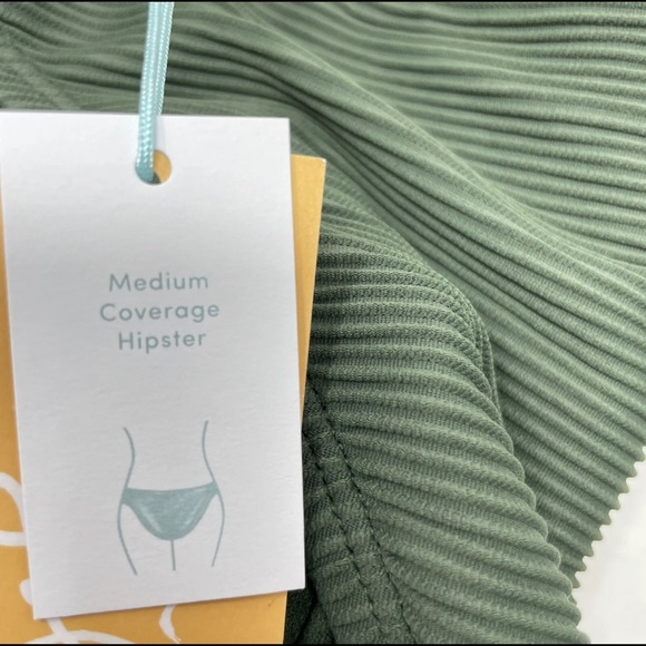 Target Ribbed bikini bottoms olive green - Picture 4 of 4
